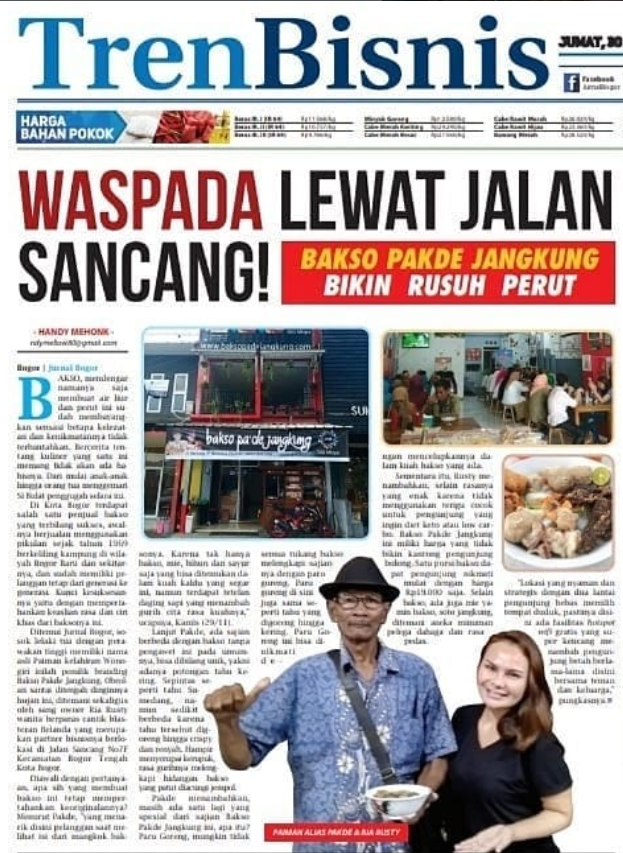 Sampai masuk berita lho...